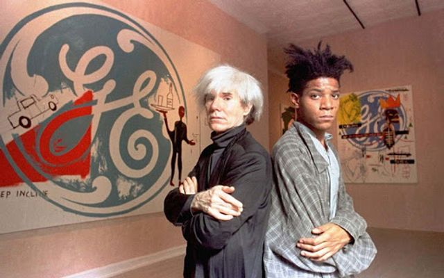 Jean-Michel Basquiat and Andy Warhol