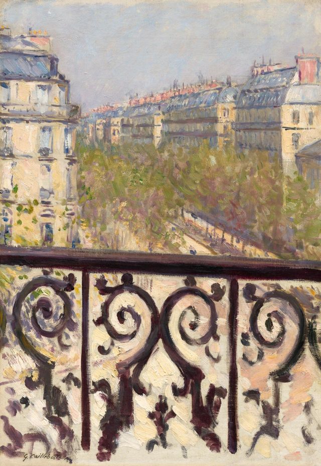 Un Balcon, Boulevard Haussmann