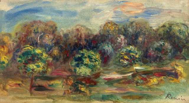 Paysage aux environs de Cagnes