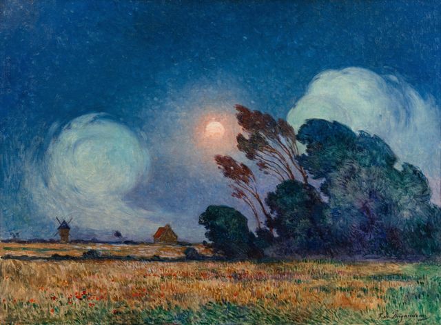 Coup De Vent Au Soleil Couchant