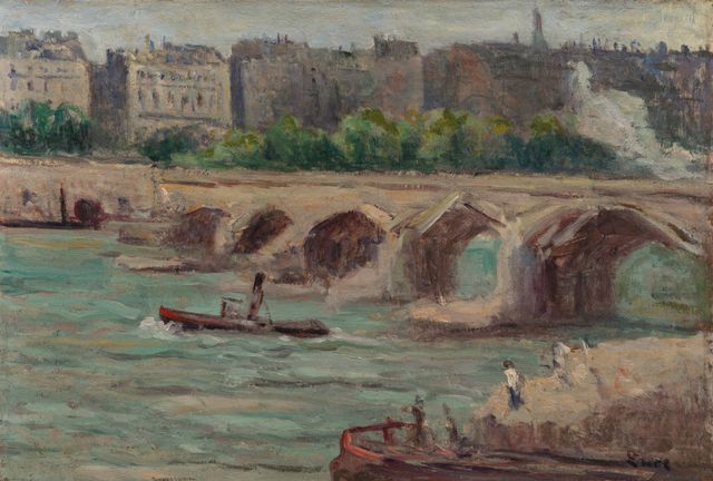 Remorqueurs Sur La Seine