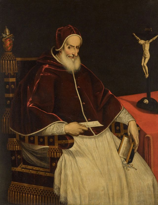 Portrait Of Pope Pius V