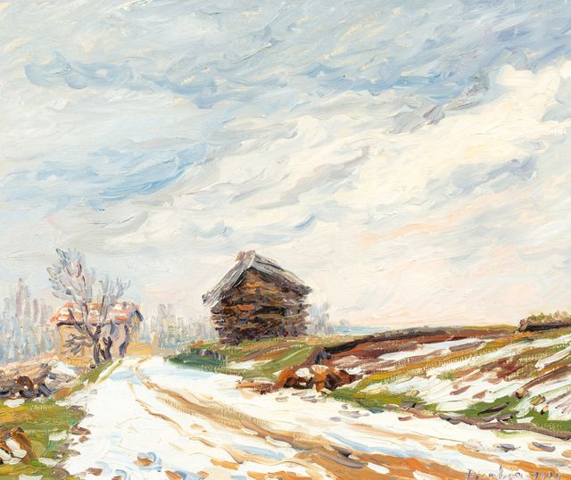 Paysage D'hiver, Moret