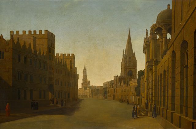 Oxford, A View Of The High Street