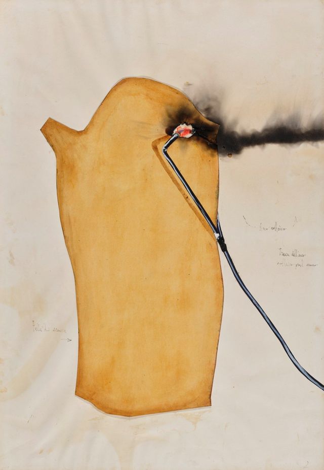 Progetto per pelle di mucca con arco voltaico