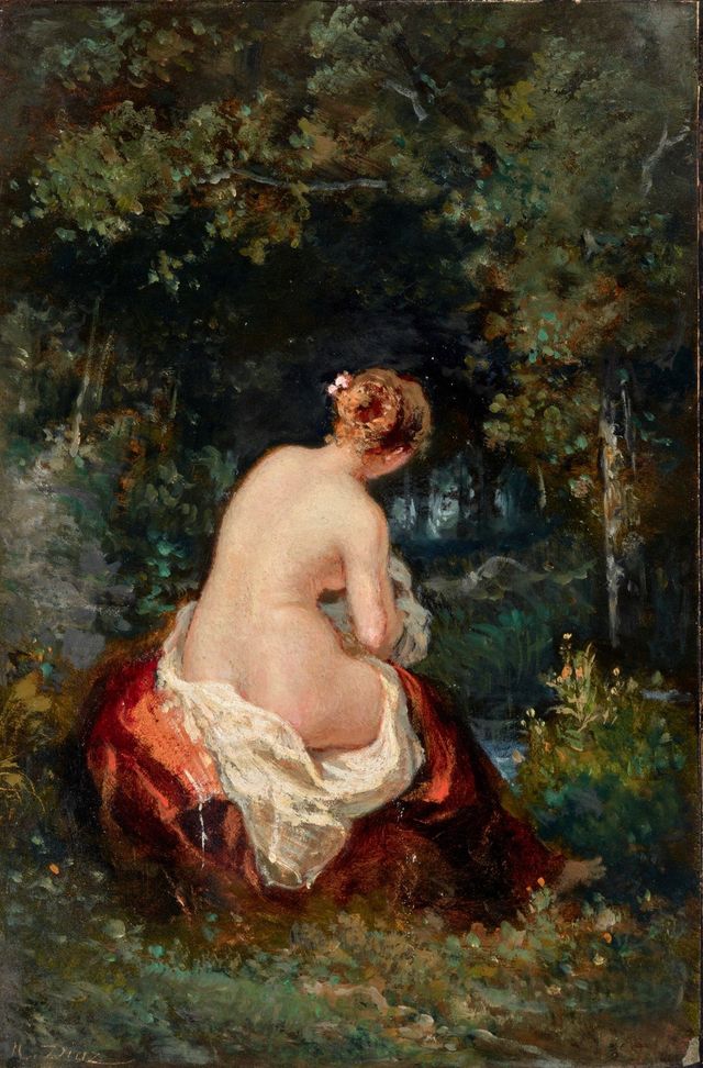 Femme après le départ de l’amour ou L'Abandonnée au bord de l’eau