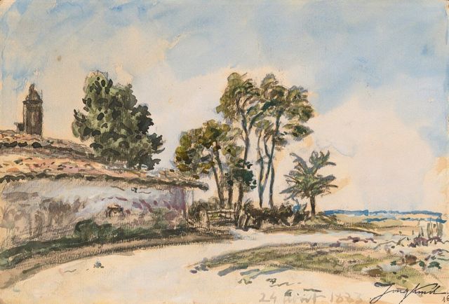 La sortie du village, Dauphiné (recto; verso)