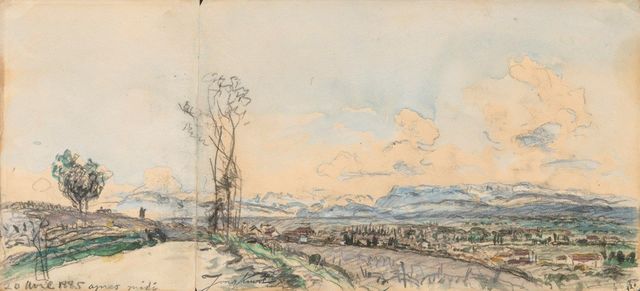 La Route de Balbins, La Côte Saint-André (recto; verso)