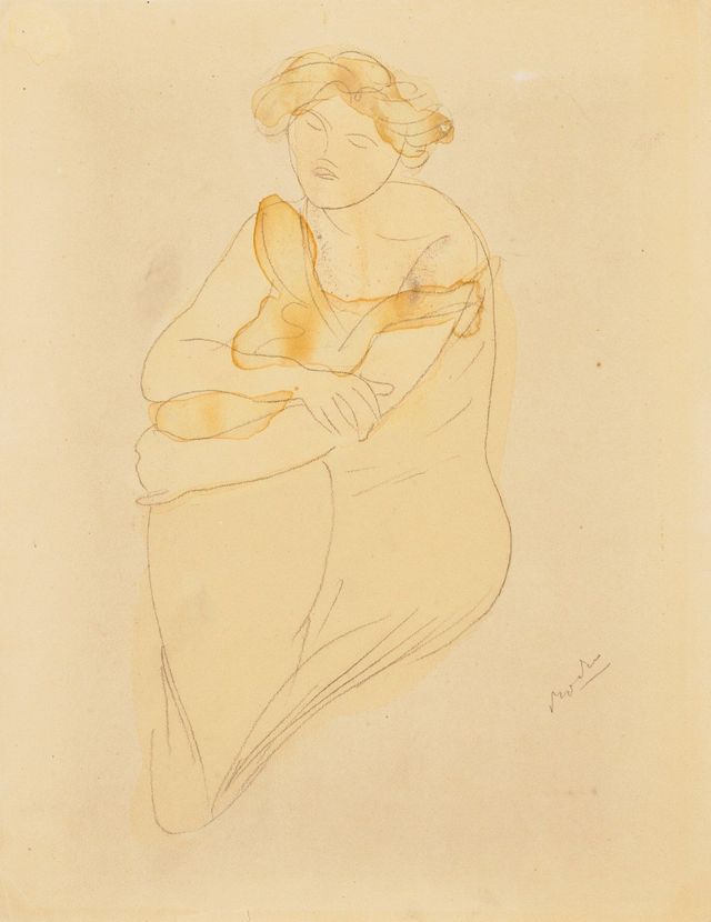 Femme à la robe jaune (Psyché)