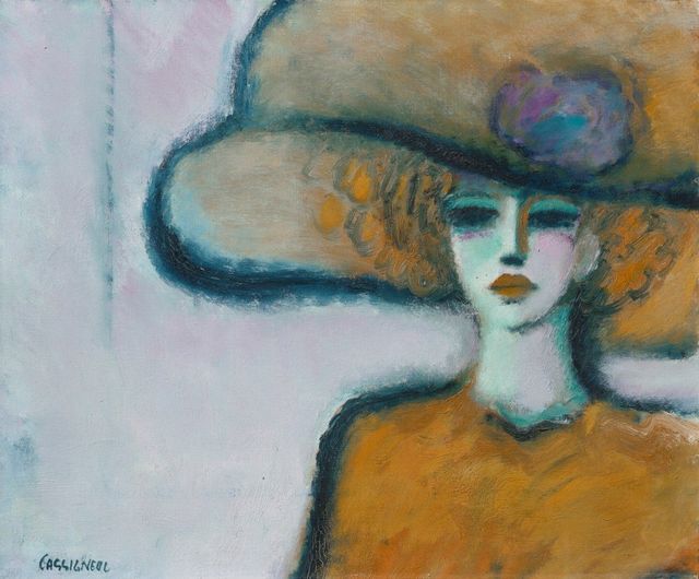 Femme au chapeau