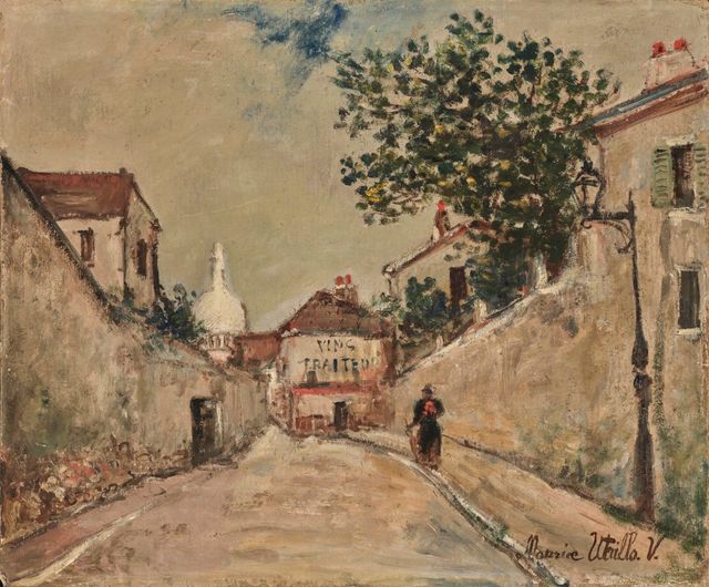 Rue Norvins à Montmartre