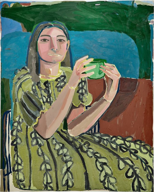 The Woman With The Green Cup