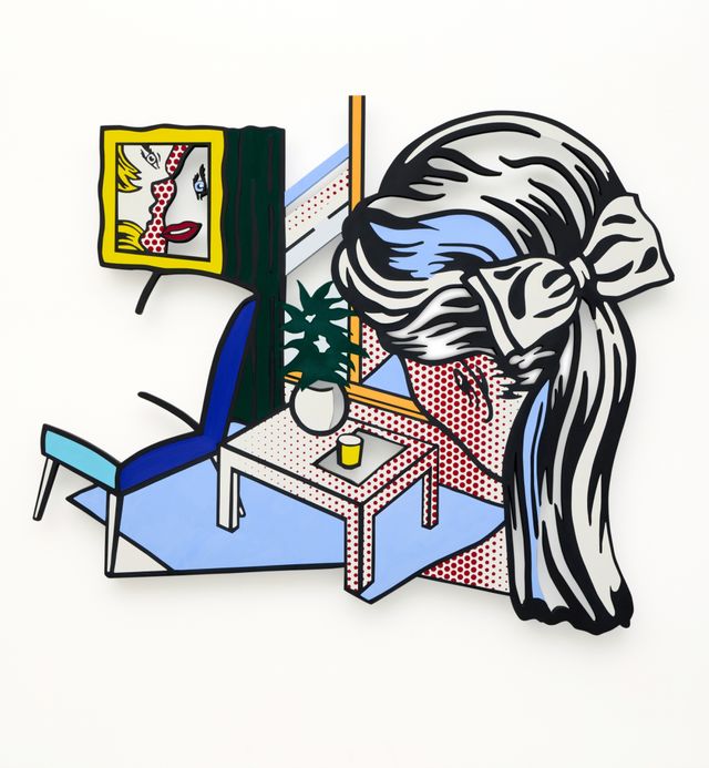 Woman Contemplating a Yellow Cup