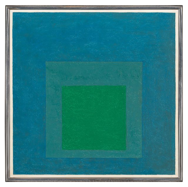 Study For Homage To The Square: In Azure