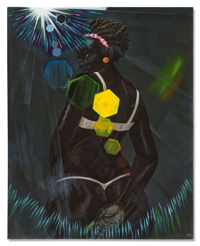 Small Pin-Up (Lens Flare)