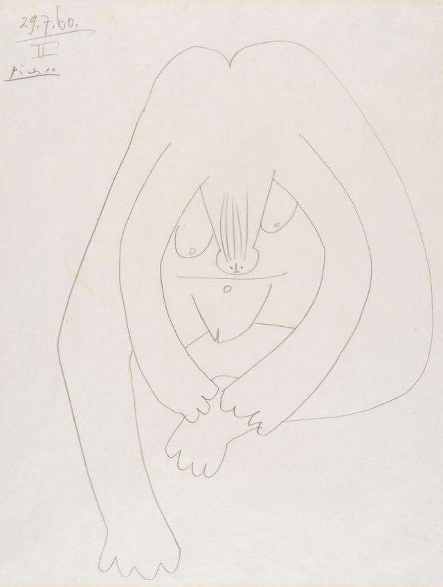 Étude pour la baigneuse du 'Déjeuner sur l'herbe' d'aprés Manet