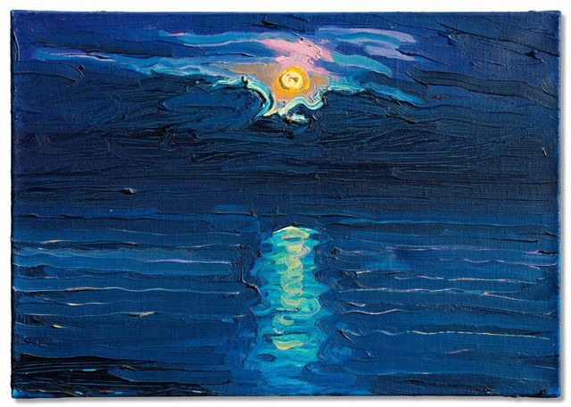 Monduntergang am Zugersee