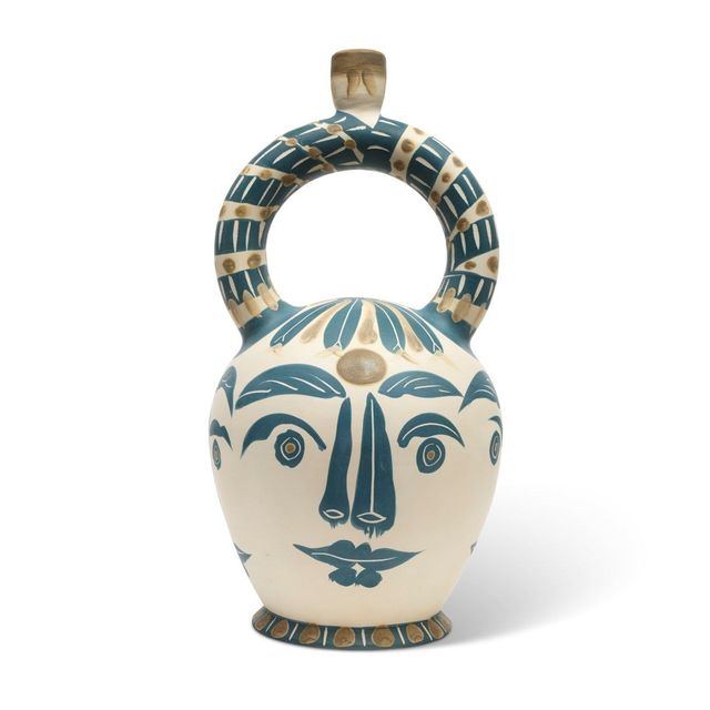 Vase aztèque aux quatre visages (A.R. 402)