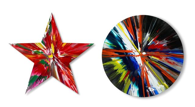 Star Spin Painting & Circle Spin Painting