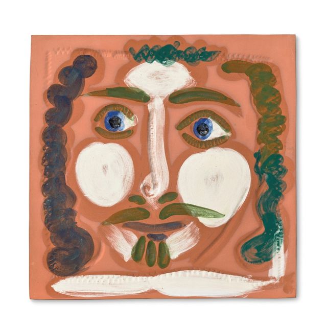 Visage aux cheveux bouclés (A.R. 572)