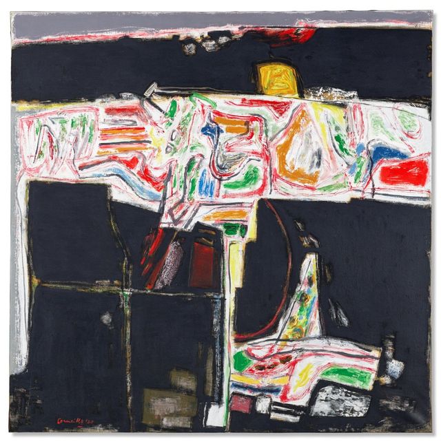 Oiseau volant au-dessus d’une contrée fleurie