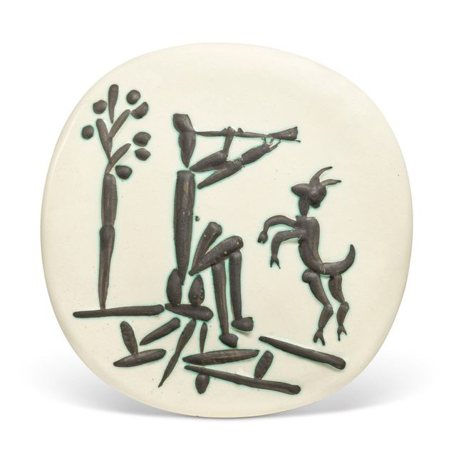 Joueur de flûte et chèvre (A.R. 382)