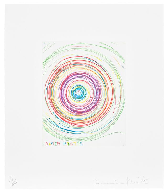 Beautiful Exotic Stretching Etchy Spinning Void Etching, from Stützmappe (Support Portfolio)