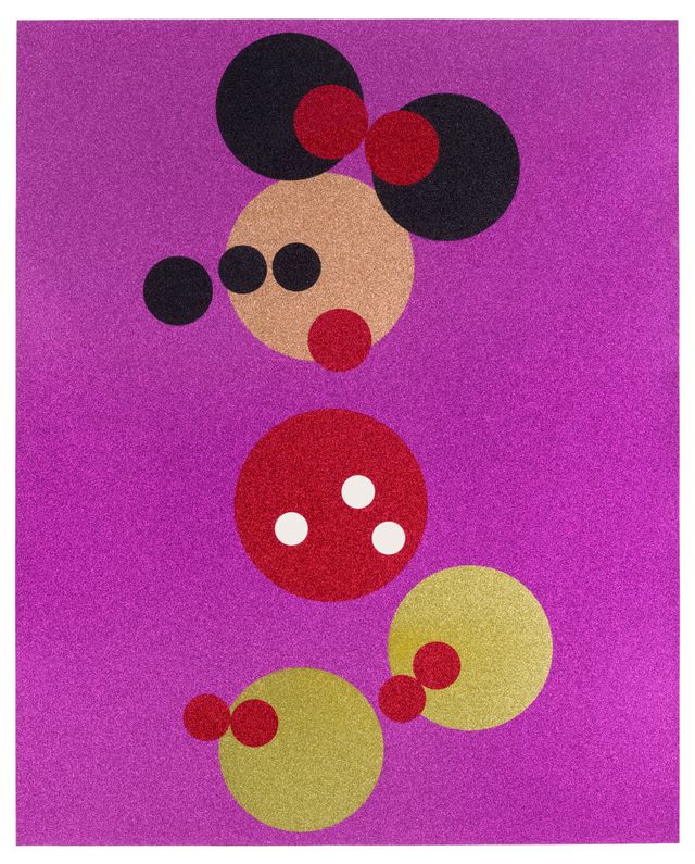 Minnie (Pink Glitter) (Large)