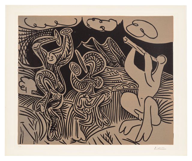 Bacchanale: flûtiste et danseurs aux cymbales (Bacchanal: Flautist and Cymbal Dancers) (Bl. 939, Ba. 1251)