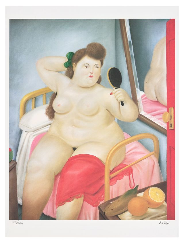 La toilette, from Botero