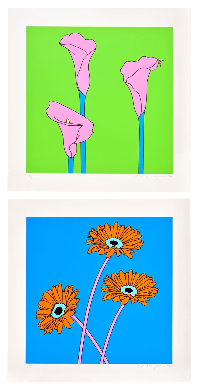 Domesticated Flowers: two prints (C. 66b-c)