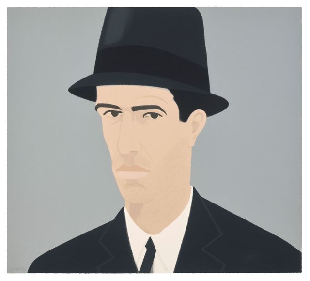 Alex Katz, Self-Portrait (Passing), from Alex and Ada, the 1960s to the 1980s (S. 242)