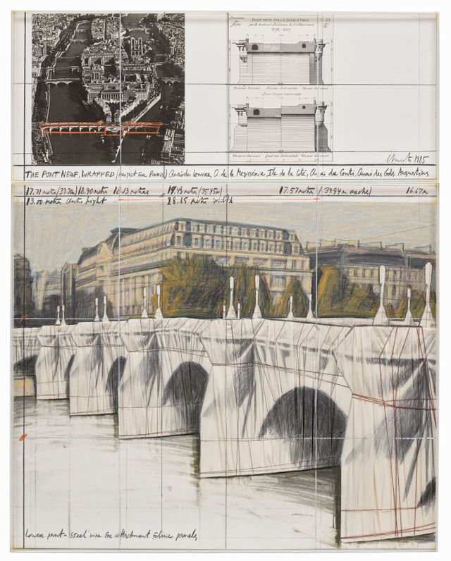 The Pont Neuf, Wrapped (Project for Paris)