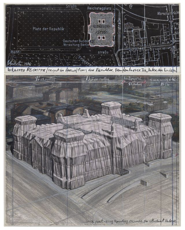 Wrapped Reichstag (Project for Berlin)