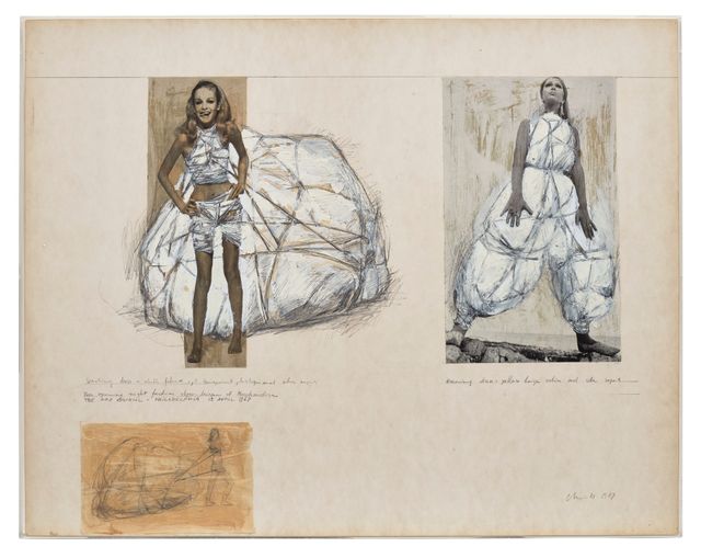 Wedding Dress and Evening Dress (Project for the Arts Council, Philadelphia)