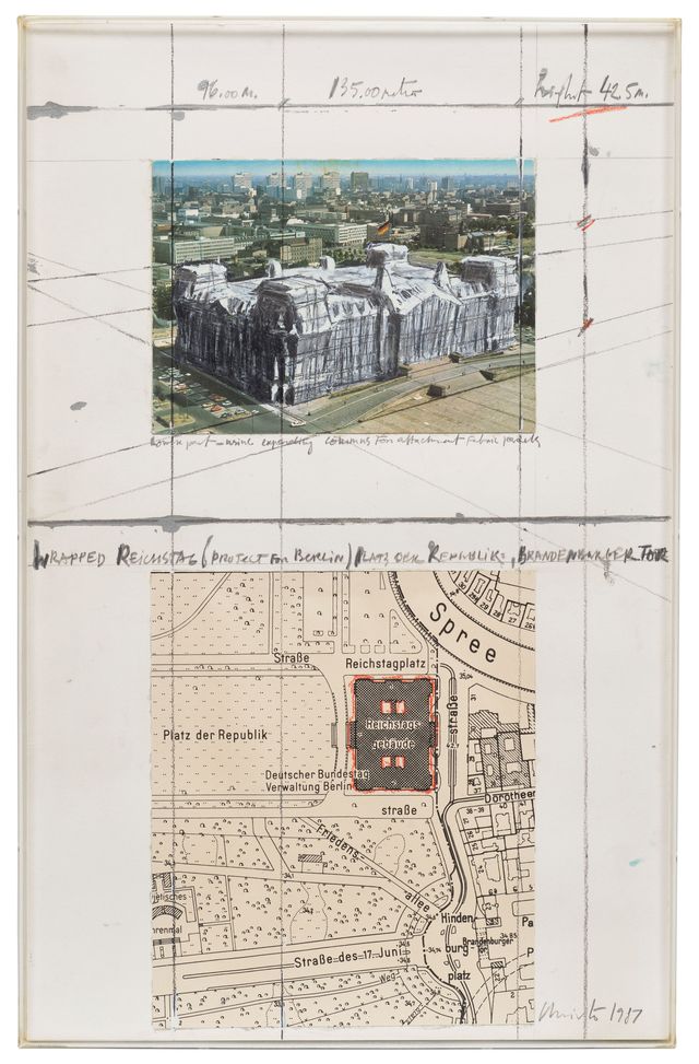 Wrapped Reichstag (Project for Berlin)