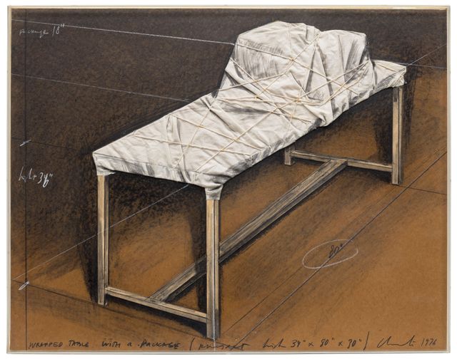 Wrapped Table with a Package (Project)