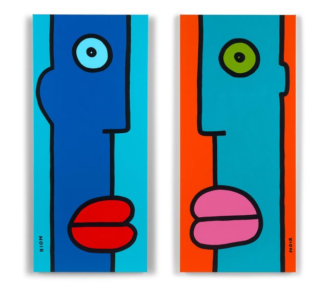 Two works: (i) I take a quick look at the situation before putting on my new sunglasses; (ii) My ideas are sharp and my shoes are shiny