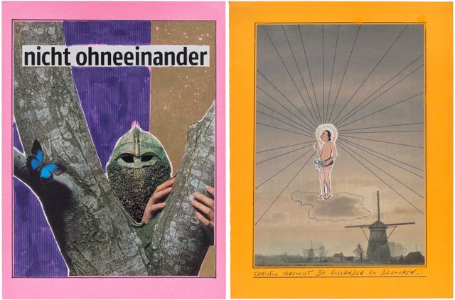 Two works: (i) nicht ohneeinander (ii) Christus versucht die Holländer zu besuchen...