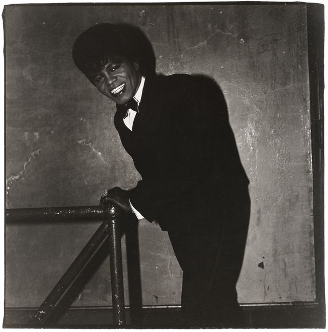James Brown backstage at the Apollo Theater, N.Y.C. 1966