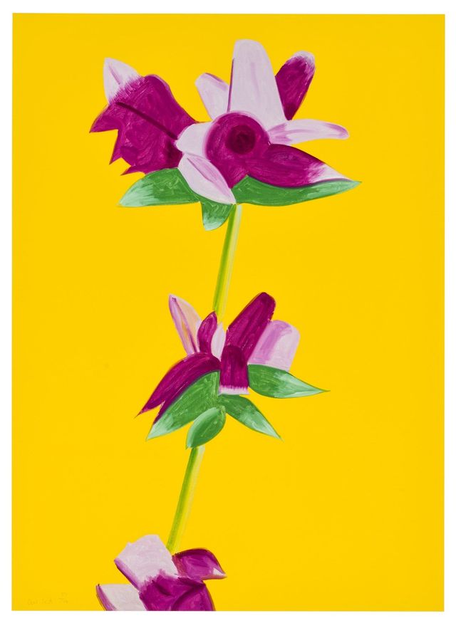 Azaleas on Yellow, from Flowers