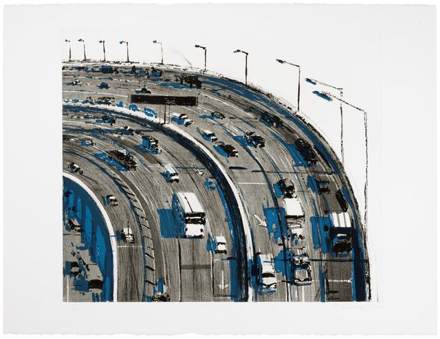 Freeway Curve, from Recent Etchings I