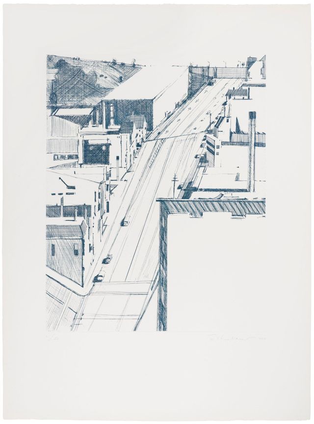 Down 18th, from Recent Etchings I