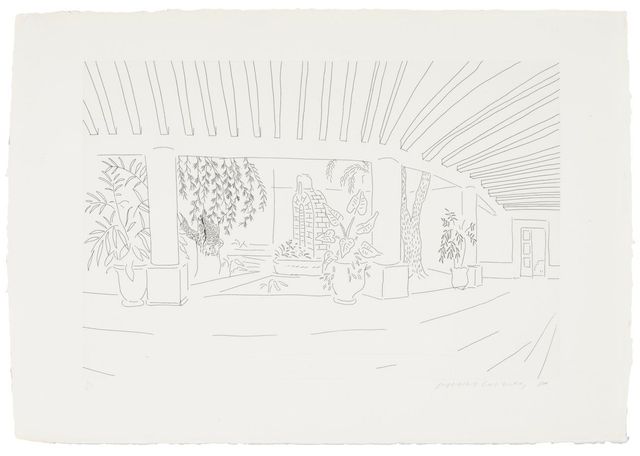 Mexican Hotel Garden