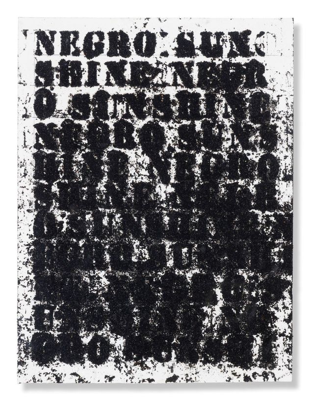 Study for Negro Sunshine #81