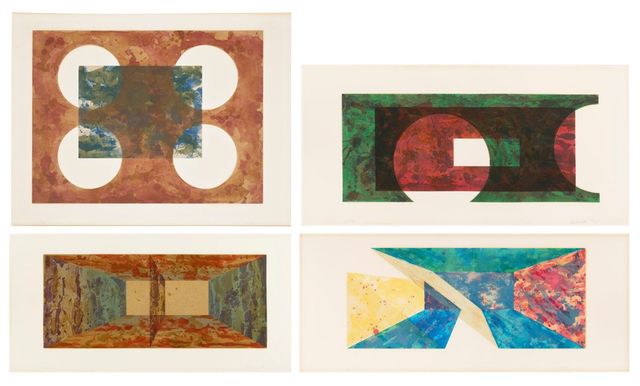 Rectangle Series: four prints