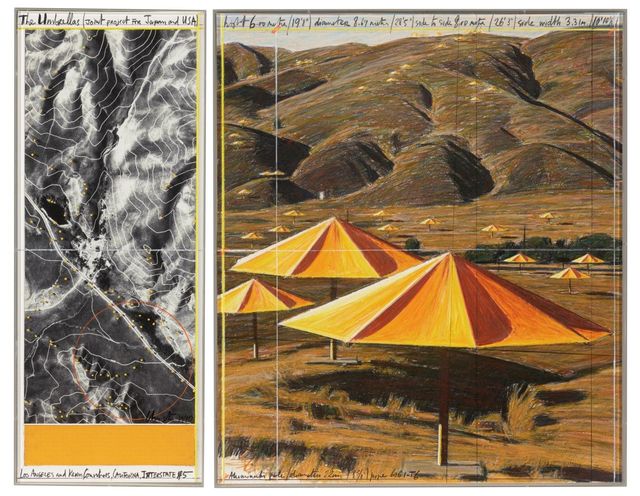 The Umbrellas, Joint Project for Japan and USA