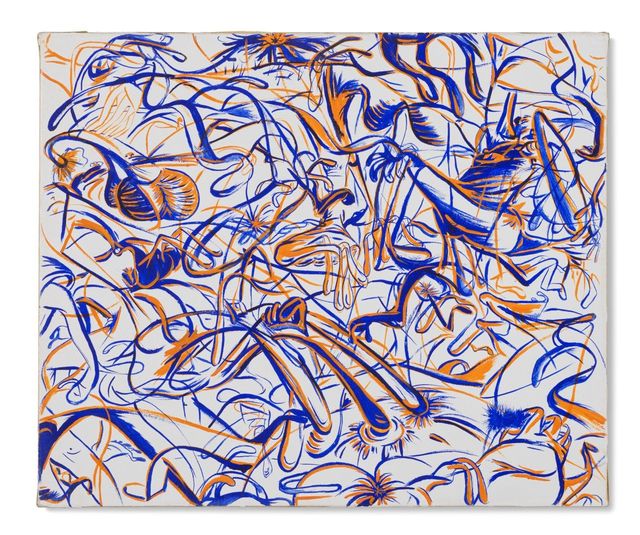 Finger Holes Blue & Orange