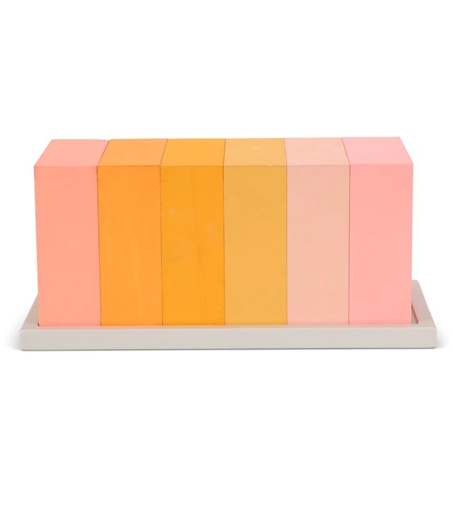 Monochromatic Primaries: Table Top Sculptures from COLOR-I-ME-TRY (E-Orange)