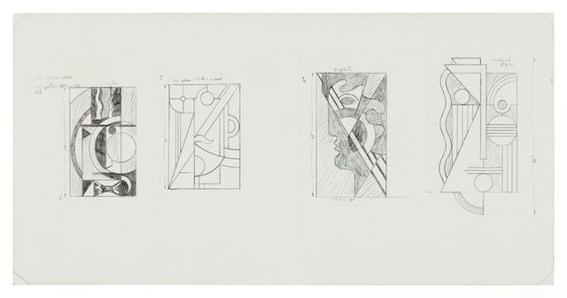 Modern Head #1, Modern Head #5 And Modern Head Relief